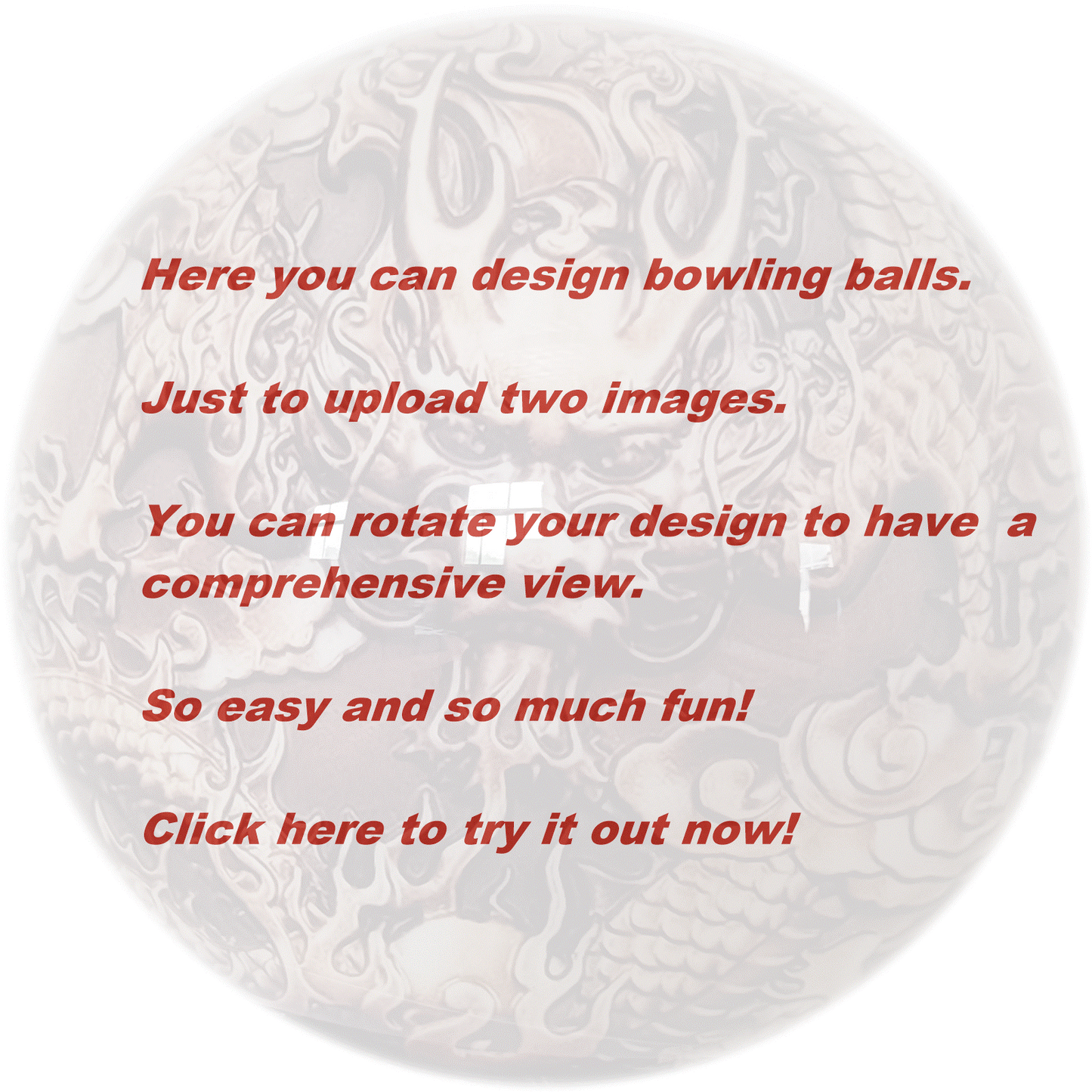 Design-It-Yourself Bowling Ball