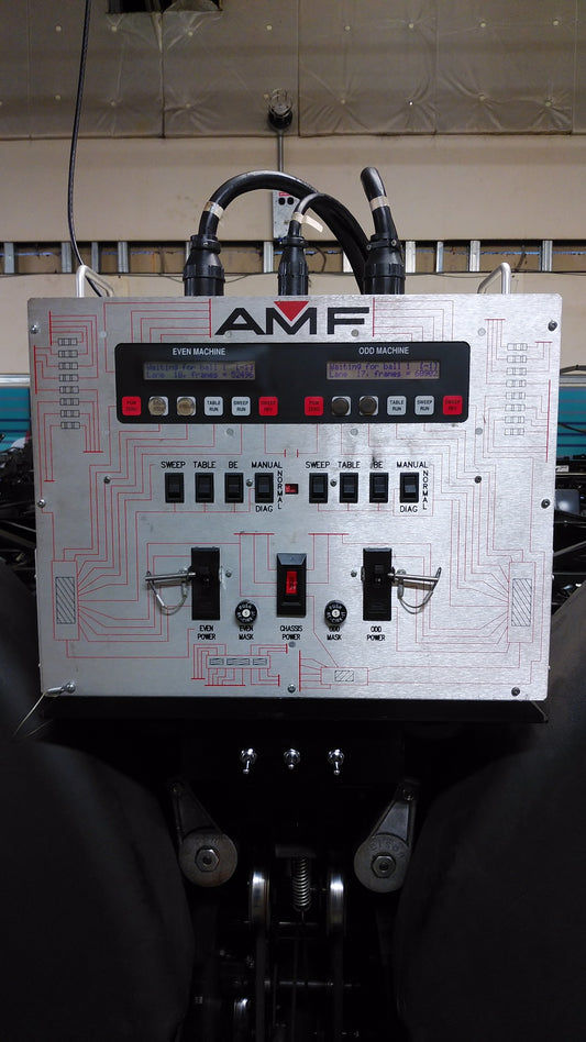 28 AMF 82-90XL Pinspotters, used