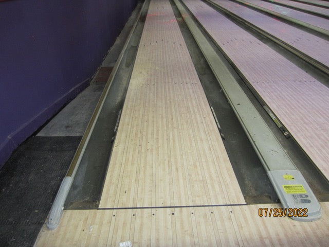 24-lane Brunswick Generation 1 Pro Lanes, used.