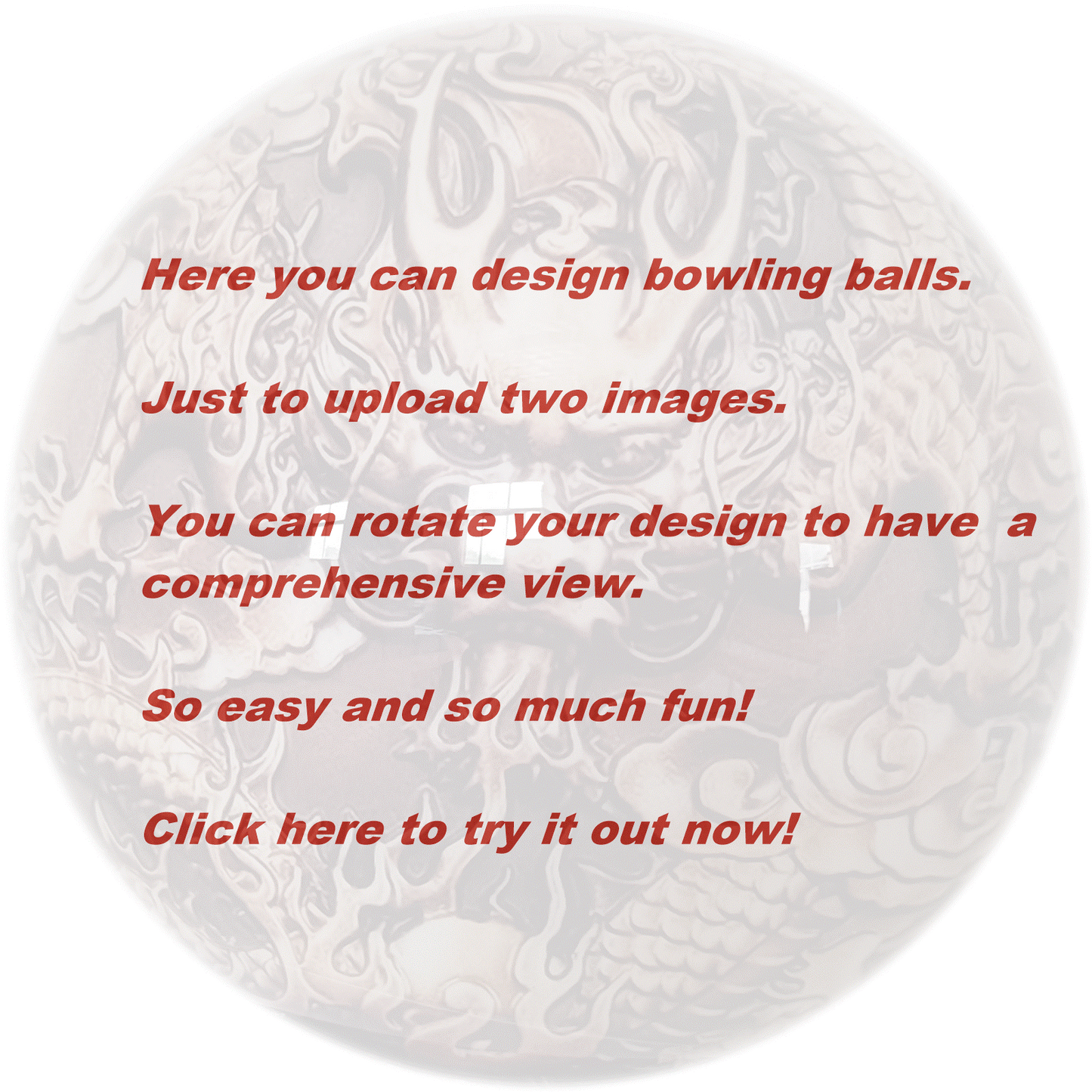 Design-It-Yourself Bowling Ball